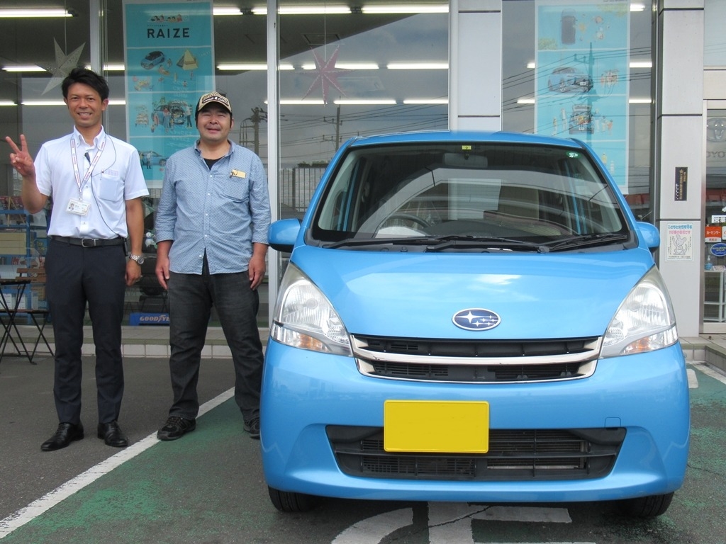 Y様 中古車のご納車がありました Y様 中古車のご納車がありました
