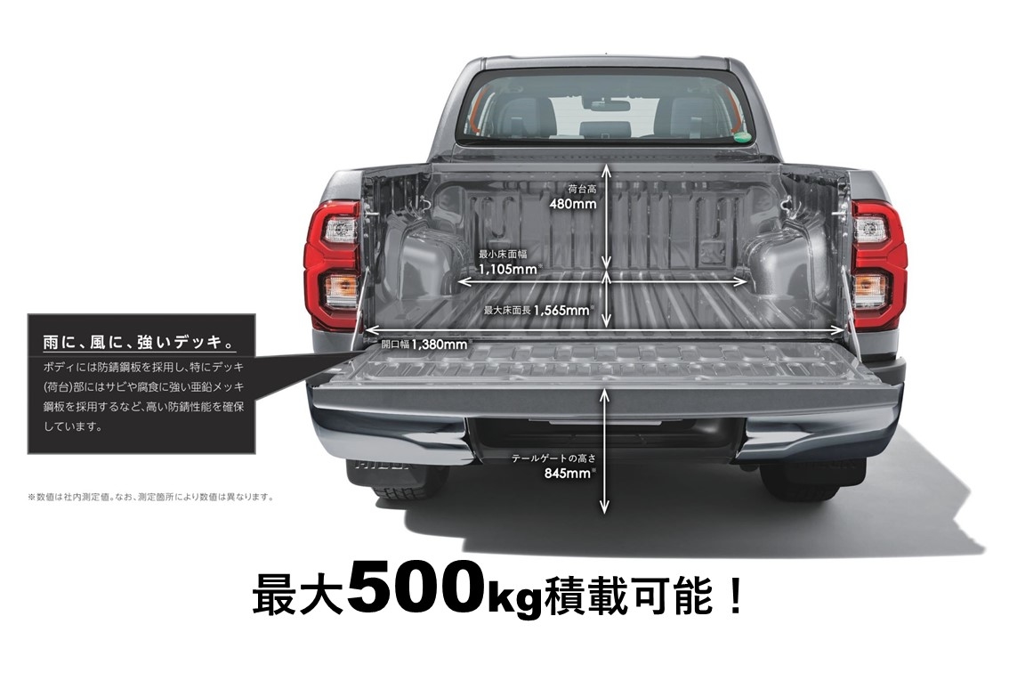 新型ハイラックスBIGSPACE!
