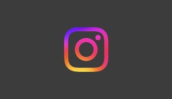 インスタアイコン虹グレー